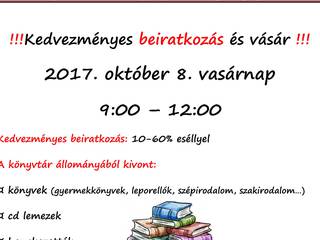 Könyves Vasárnap - Kedvezményes beiratkozási lehetőség és vásár!