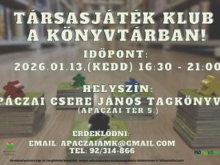 T�rsasj�t�k klub - 2026. janu�r