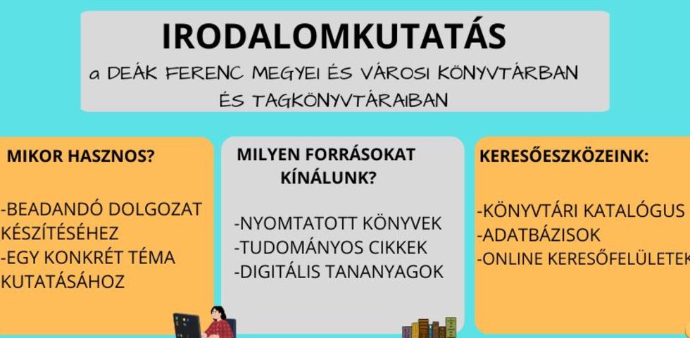 Irodalomkutatás a könyvtárban! Irodalomkutatás a könyvtárban!