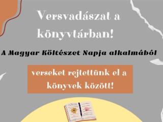 Versvad�szat a k�nyvt�rban!