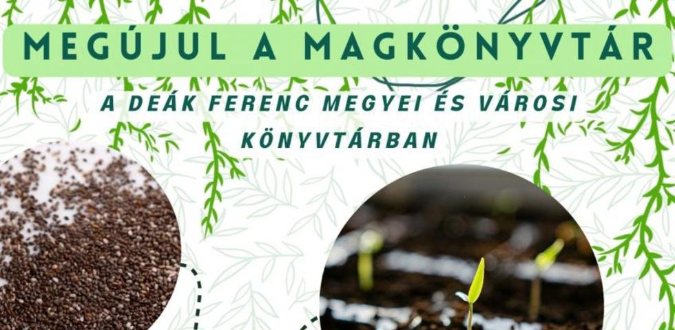 Megújul a magkönyvtár! Megújul a magkönyvtár!