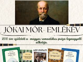 Jókai Mór emléksarok a könyvtárban Jókai Mór emléksarok a könyvtárban