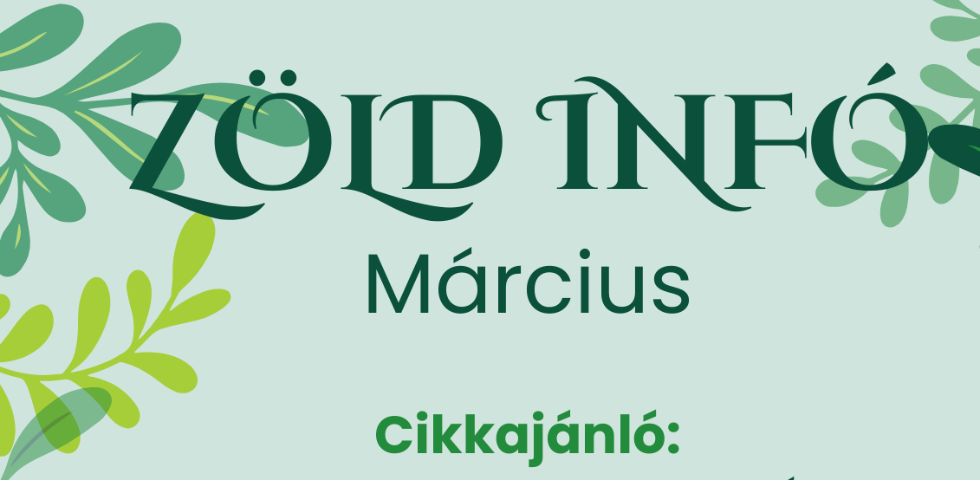 Z�ld K�nyvt�ri h�rek - 2026. m�rcius