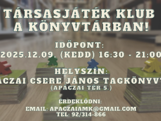 T�rsasj�t�k klub - 2025. december