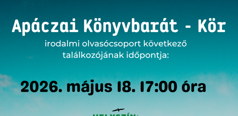 Ap�czai K�nyvbar�t K�r - 2026. m�jus