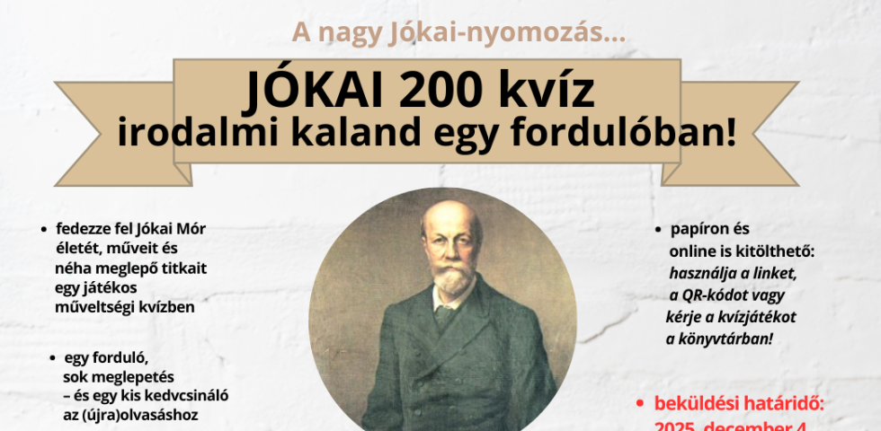 Jkai 200 kvz - irodalmi kaland