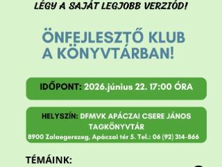 �nfejleszt� klub a k�nyvt�rban! - 2026. j�nius 22.