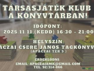 Trsasjtk klub - 2025. november