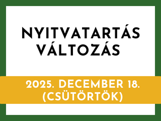 Nyitvatart�s-v�ltoz�s 2025.12.18.