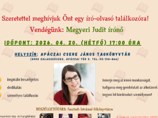 Vend�g�nk: Megyeri Judit �r�n�!