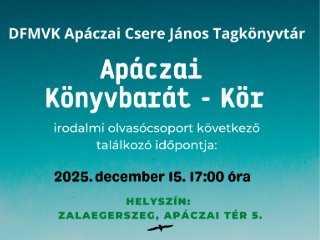 Ap�czai K�nyvbar�t K�r - 2025. december