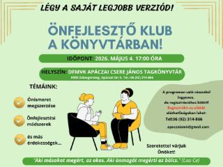 �nfejleszt� klub - 2026. m�jus