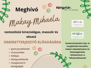 Makay Miha�la ismeretterjeszt� el�ad�sa