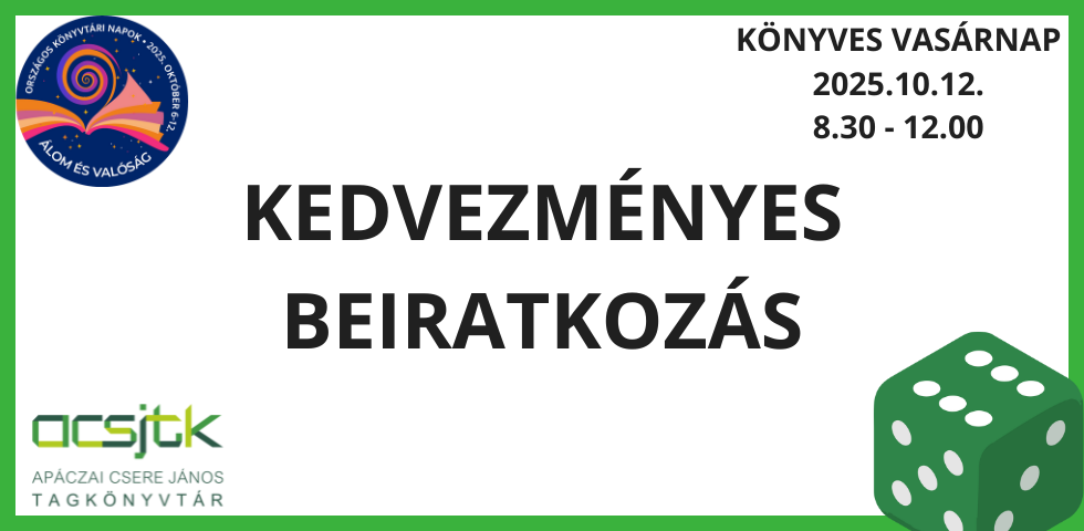 Kedvezményes beiratkozás! 2025 Kedvezményes beiratkozás! 2025