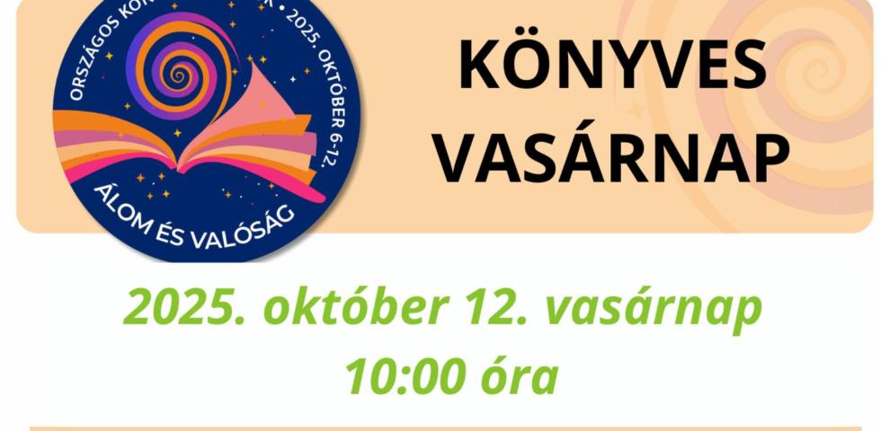 Könyves Vasárnapi programok 2025. Könyves Vasárnapi programok 2025.