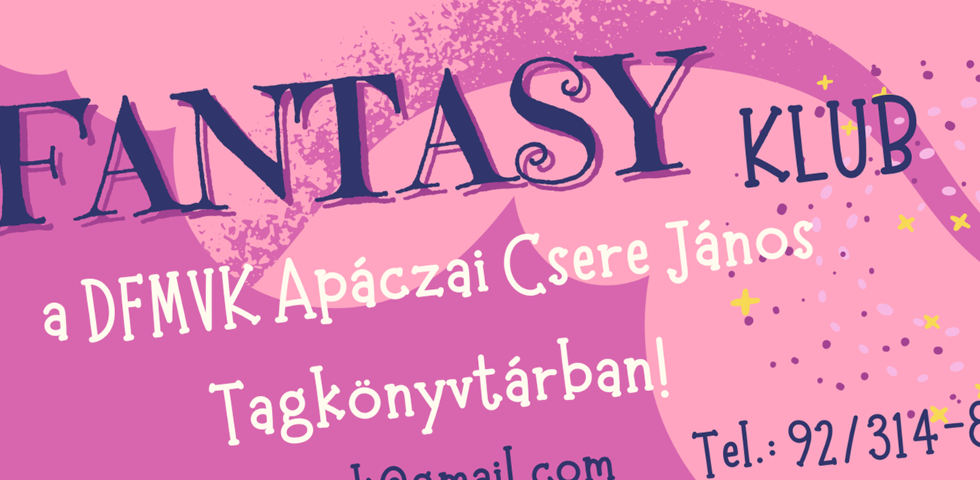 Fantasy club a knyvtrban!