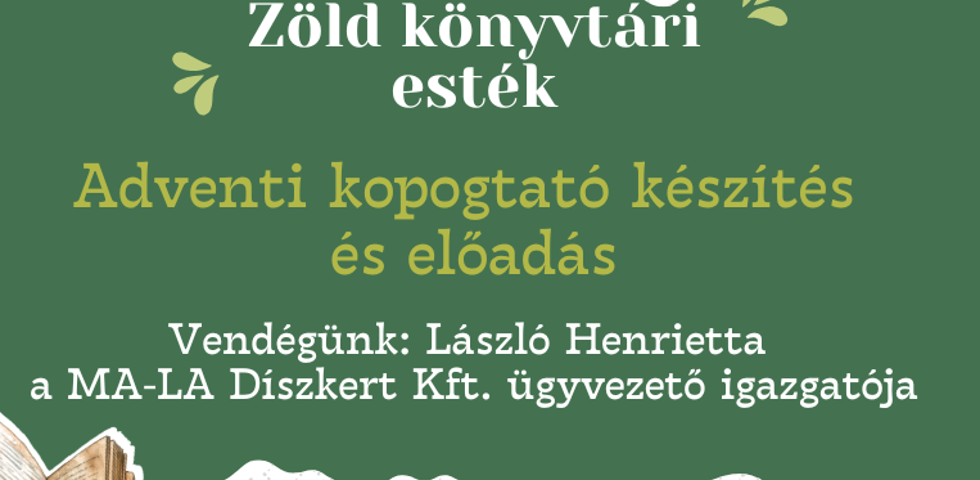 Zld Knyvtri Estk - november