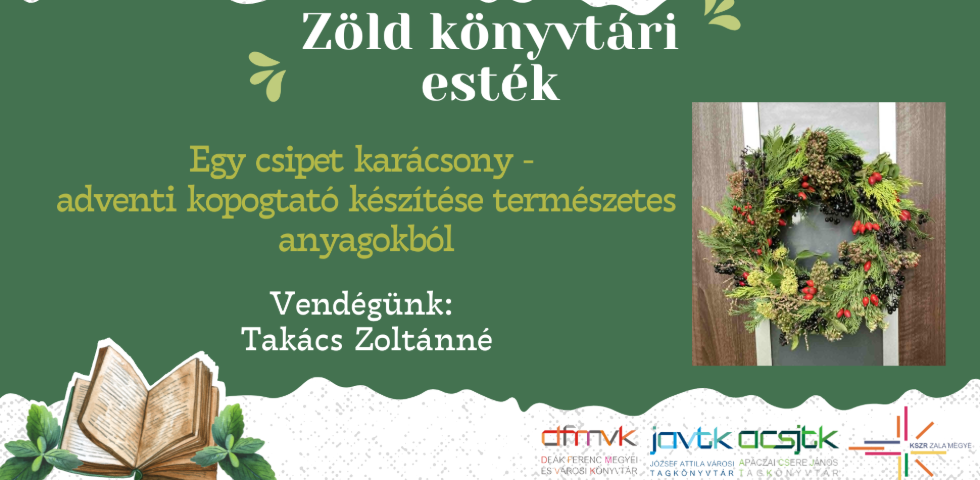 Egy csipet karcsony - adventi kopogtat ksztse