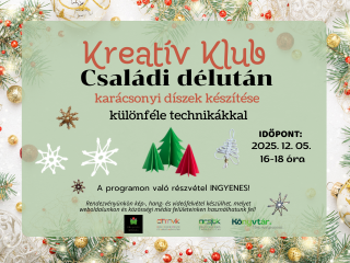 Kreatv klub- csaldi dlutn