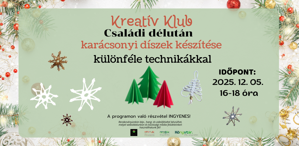 Kreatv klub- csaldi dlutn