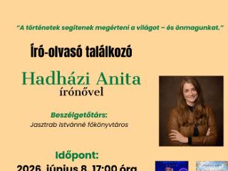 �r�-olvas� tal�lkoz� Hadh�zi Anita �r�n�vel