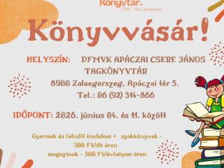 K�nyvv�s�r! - 2026. j�nius 4.